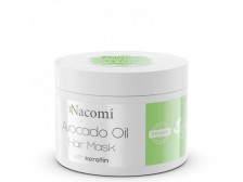 Nacomi - Avokádová maska na vlasy s keratinem, obnovující